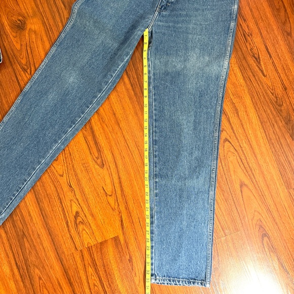 💖 Vintage Calvin Klein 100% Cotton Blue Denim Straight-Leg Jeans - Picture 11 of 16